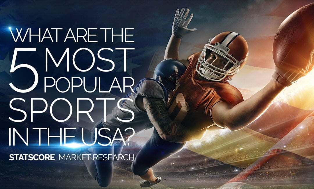 What are the 5 most popular sports in the USA?