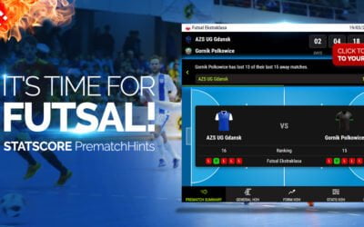 STATSCORE’s PrematchHints keep on rocking. It’s time for futsal!