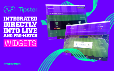 Embed Tipster directly into STATSCORE’s live and pre-match widgets!