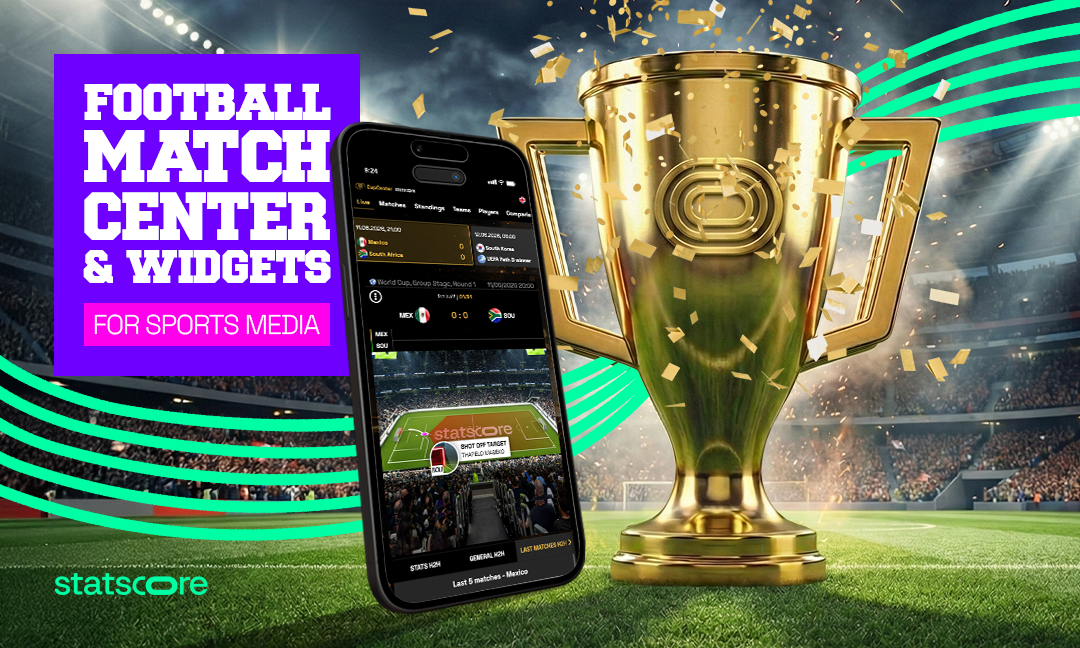 Football match centers and widgets: why interactive data is the new standard for fan engagement