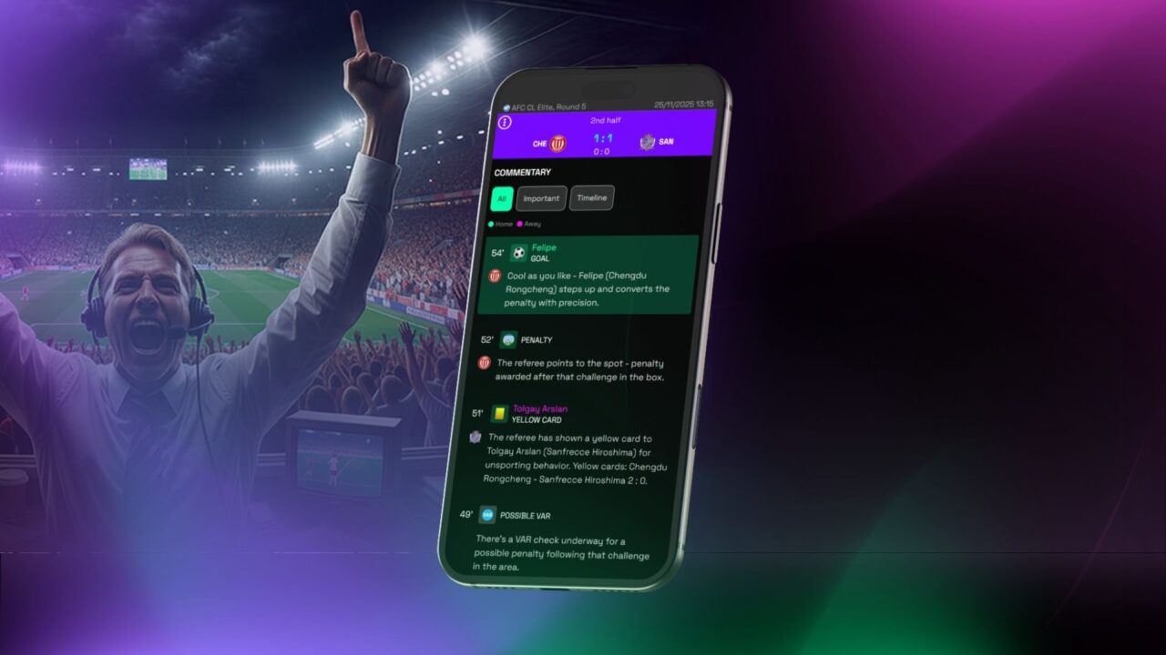 LiveCommentary - STATSCORE
