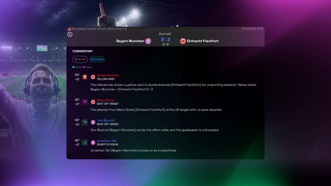 LiveCommentary - STATSCORE