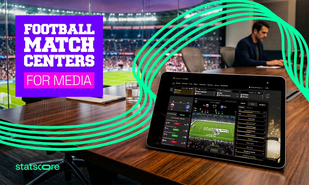 Football match centers and widgets for sports media